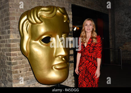 Maddie Moate arrivers à la Children's BAFTA Awards 2018 au Roundhouse le 25 novembre 2018, Londres, Royaume-Uni. Banque D'Images