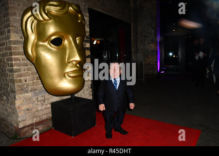 Arrivers Warwick Davis à la Children's BAFTA Awards 2018 au Roundhouse le 25 novembre 2018, Londres, Royaume-Uni. Banque D'Images