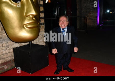 Arrivers Warwick Davis à la Children's BAFTA Awards 2018 au Roundhouse le 25 novembre 2018, Londres, Royaume-Uni. Banque D'Images