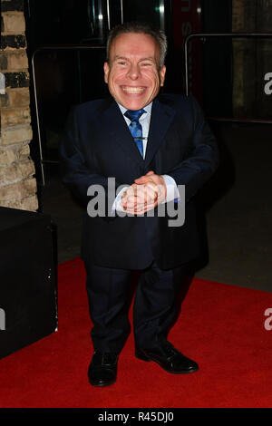 Arrivers Warwick Davis à la Children's BAFTA Awards 2018 au Roundhouse le 25 novembre 2018, Londres, Royaume-Uni. Banque D'Images