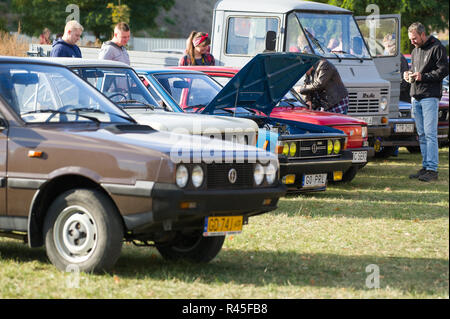 Automobile polonais FSO Polonez fabriqués par l'usine automobile de Varsovie à Gdansk, Pologne. 21 octobre 2018 © Wojciech Strozyk / Alamy S Banque D'Images