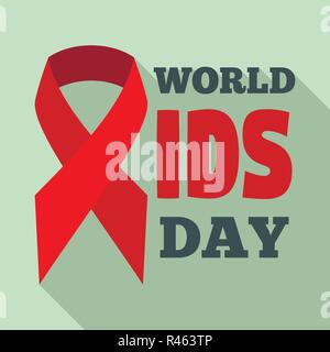 Ruban Rouge Logo du sida. Télévision Jeu de ruban rouge sida logo vector pour web design Illustration de Vecteur