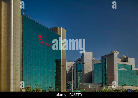 21-Apr-2004-couverts verre édifices à Bandra Kurla Complex est un nouveau quartier commercial de Mumbai, Maharashtra Inde Asie Banque D'Images