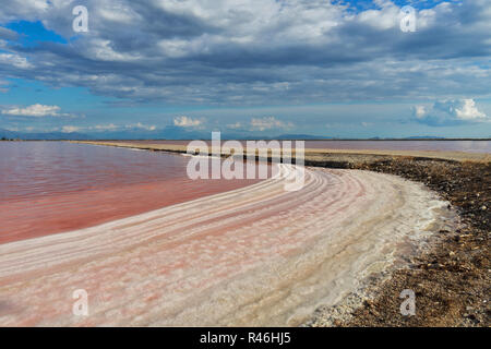 Salines à Mesologi, Grèce Banque D'Images