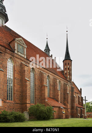 Basilique de consigner vos bagages Assomption de la Très Sainte Vierge Marie et saint André Apostel à Frombork. Pologne Banque D'Images