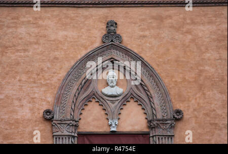 Façade du Palazzo Bolognini Amorini Salina à Bologne Banque D'Images