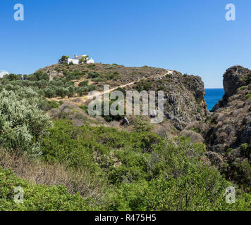 Proche village Kapsali, Cythère, Grèce. Banque D'Images