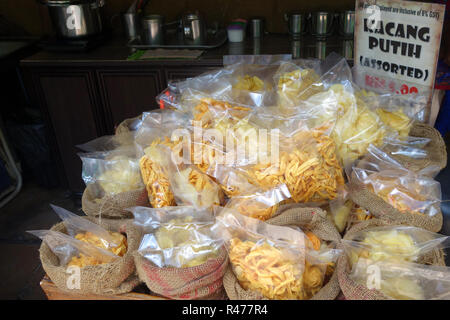 Kacang puteh collations stall Banque D'Images
