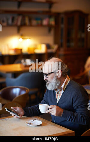 Sms par tasse de thé Banque D'Images