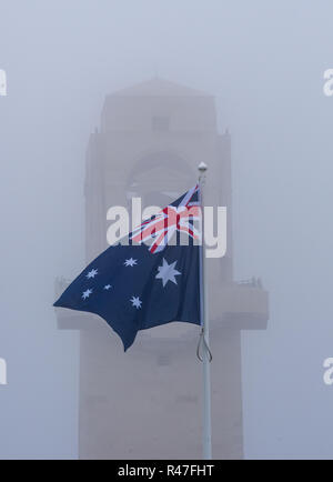 Mémorial National Australien et mémorial aux disparus australien, Villers-Bretonneux, Francex Banque D'Images