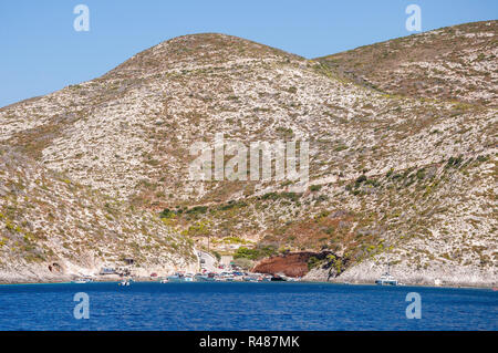 Porto vromi,petit port sur l'île de Zakynthos Banque D'Images