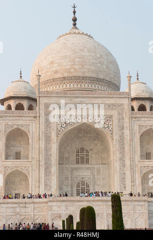 Taj Mahal, mausolée à Agra Banque D'Images