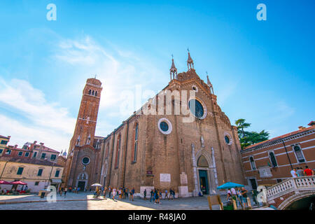 Venise. Septembre 2018 L'Italie. Basilica di Santa Maria Gloriosa dei Frari Banque D'Images