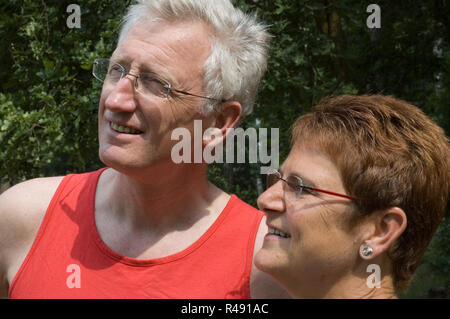 Happy senior couple -1 Banque D'Images