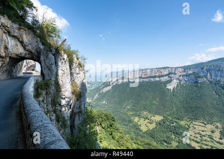Dans la Combe Laval, Saint-Laurent-en-Royans, France Banque D'Images