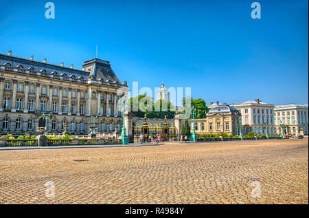 Palais Royal de Bruxelles, Belgique, Benelux, HDR Banque D'Images