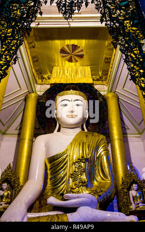 Bouddha sur Neon Banque D'Images