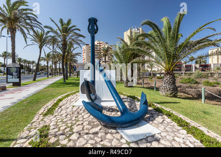 Street view dans La Manga, San Javier Banque D'Images