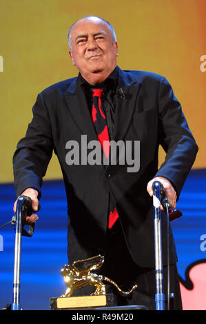 Photos de fichier. L'Italie. Venezia, Italia. 05Th Sep 2007. © Gian Mattia D'Alberto Crédit : LaPresse/Alamy Live News Le réalisateur italien Bernardo Bertolucci meurt âgée de 77 ans, Italie. Credit : LaPresse/Alamy Live News Banque D'Images