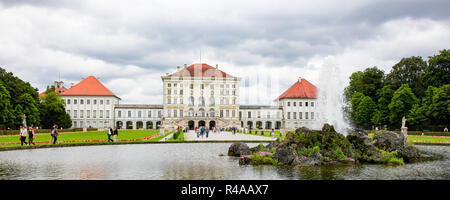 Nymphenburg Palace, la résidence d'été des rois bavarois, à Munich, en Allemagne. Banque D'Images