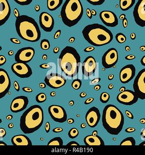 Vecteur sombre toile transparente avec des points, des taches. Abstract illustration avec du jaune et noir sur bleu des bulles colorées de style dans la nature. Design tendance pour le papier peint, les décideurs en tissu. eps10 Illustration de Vecteur