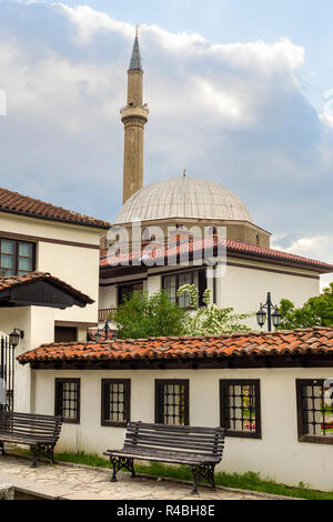 Bâtiment de Ligue pour la défense des droits de la nation albanaise ou une ligue de Prizren, au Kosovo Banque D'Images
