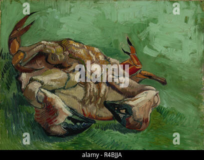 Un crabe sur son dos. Date/période : 1888. La peinture. Huile sur toile. 38 × 46,5 × 18,3 cm (14,9 in). Auteur : Vincent VAN GOGH. Banque D'Images