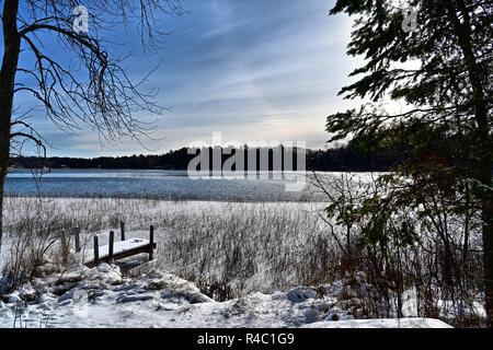 Le lac du sud Banque D'Images