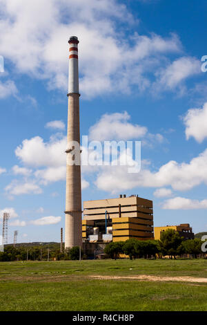 L'énergie thermique gare de Foix à Cubelles, Barcelona, Espagne. Banque D'Images