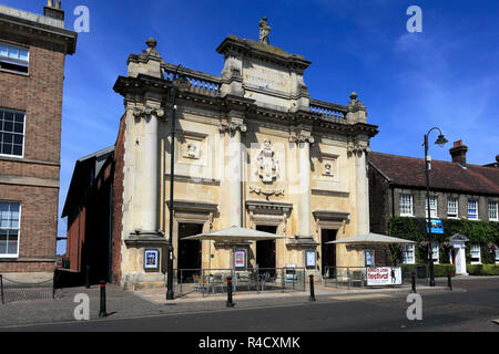 The Corn Exchange, Market Square, Kings Lynn ; ville ; Norfolk en Angleterre, Royaume-Uni Banque D'Images