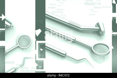 L'équipement dentaire Banque D'Images