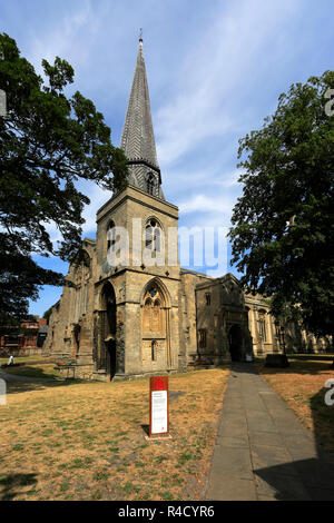 Chapelle St Nicholas Church, King's Lynn town, North Norfolk, Angleterre, Grande-Bretagne, Royaume-Uni Banque D'Images