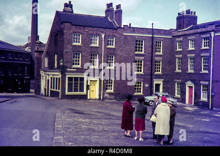 Paradise Square, Sheffield, en 1964 Banque D'Images