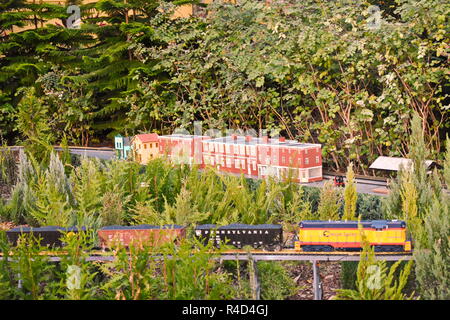 Orlando, Floride. 19 novembre, 2018. New York train miniature et petite villa dans International Drive Area . Banque D'Images