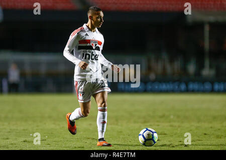 Sao Paulo, Brésil. 26 Nov, 2018. SP - São Paulo - 11/26/2018 - 2018, un Brésilien Sao Paulo x Sport - Antony player de São Paulo au cours de match contre le Sport au Morumbi Stadium pour le championnat brésilien UN 2018. Photo : Marcello Zambrana/AGIF : Crédit AGIF/Alamy Live News Banque D'Images