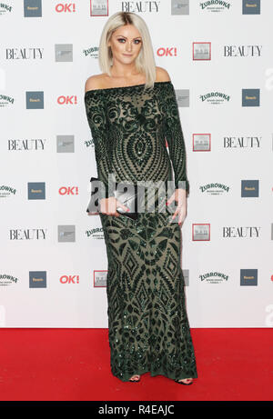 Londres, Royaume-Uni. 26Th Nov 2018. Katie McGlynn, la beauté Awards 2018, Park Plaza Westminster Bridge, London, UK, 26 novembre 2018, photo par photo Credit : Riche Gold/Alamy Live News Banque D'Images