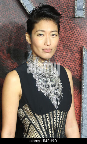 Londres, Royaume-Uni. 27 novembre, 2018. Jihae, moteurs mortel - Première mondiale, Leicester Square, Londres, Royaume-Uni, 27 novembre 2018, photo de Richard Goldschmidt : Riche de crédit Gold/Alamy Live News Banque D'Images