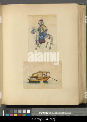 Dessins figuratifs chinois vintage Banque D'Images