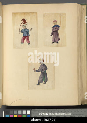 Dessins figuratifs chinois vintage Banque D'Images
