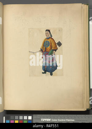 Dessins figuratifs chinois vintage Banque D'Images
