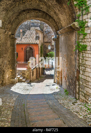 Narni, ancienne ville de la province de Terni. L'Ombrie, en Italie centrale. Banque D'Images