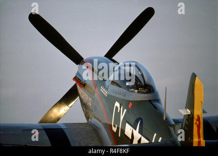P-51 Mustang de la DEUXIÈME GUERRE MONDIALE Banque D'Images