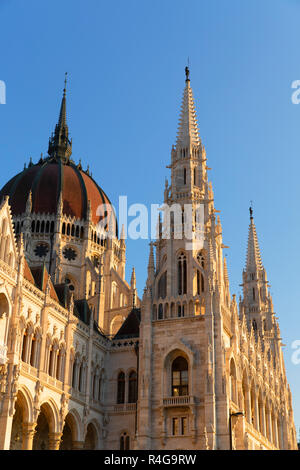 Bâtiment du Parlement hongrois, Budapest, Hongrie Banque D'Images