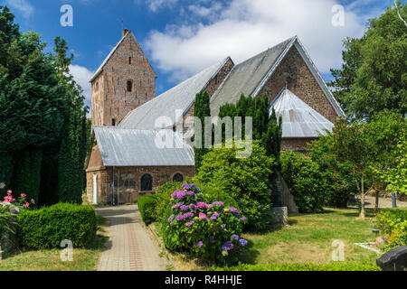 Wartburg, Église Saint Nicolai à Wyk, Kirche St Nicolai à Wyk Banque D'Images