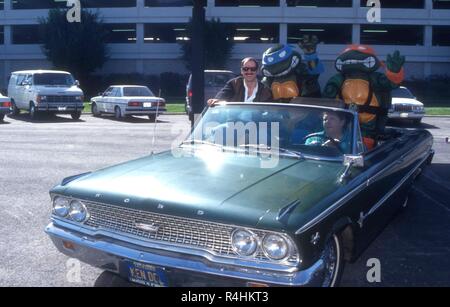 UNIVERSAL CITY, CA - 6 mars : Elias Koteas Acteur participe à 'Teenage Mutant Ninja Turtles III' création le 6 mars 1993 au cinéma Cineplex Odeon à Universal City, en Californie. Photo de Barry King/Alamy Stock Photo Banque D'Images