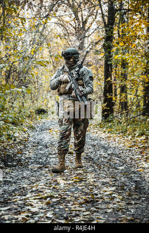 Marsoc raider armes visant Banque D'Images