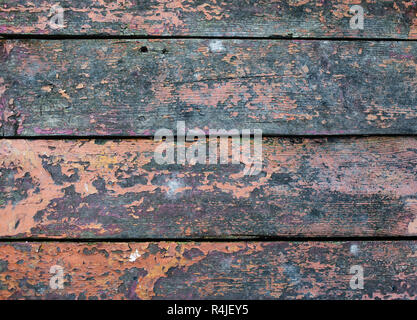 Planches en bois patiné Banque D'Images