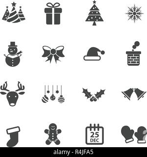 L'icône de Noël vector Set, Télévision, vecteur conception Noël et Bonne année concept Illustration de Vecteur