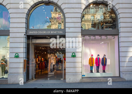 Paris, France, United Colors of Benneton Banque D'Images