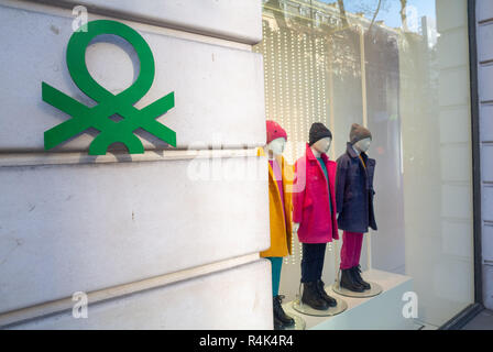 Paris, France, United Colors of Benneton Banque D'Images